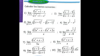 Limite et continuité 2 bac SM Ex 51 page 58 Almoufid [upl. by Thor]