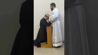 Newly ordained Priest imparts his first blessing Pray for vocations 🙏🏼 [upl. by Neri]