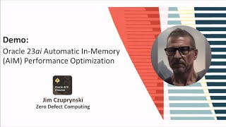 Oracle Cloud World 2024 Automatic InMemory Performance Features Demo [upl. by Sexton278]