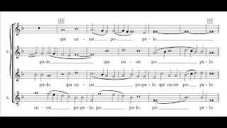 Palestrina  Alma Redemptoris Mater  voci pari score [upl. by Yole746]