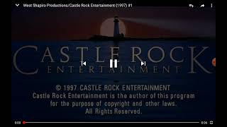 Castle Rock Entertainment Logo History 38 [upl. by Tierell380]