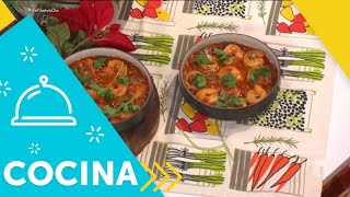 Recetas de cocina Cómo hacer un Enchilado de Camarones  Un Nuevo Día  Telemundo [upl. by Ward]