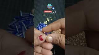 Pyramid kammal diy handmadejewellery kammal beadedjewelry [upl. by Yadsnil]