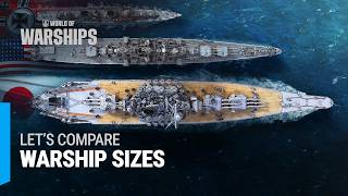 Warships Sizes Comparison [upl. by Chem]