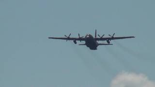 C130s drop cargo and flares at Hardwood Range [upl. by Maressa]