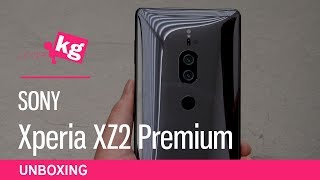 Sony Xperia XZ2 Premium Unboxing 4K [upl. by Corella444]