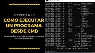 Como Ejecutar un programa desde CMD ✅ uSAR pINgEXE [upl. by Spector632]