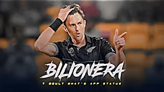 FT Trent Boult x Bilionera Edit 😍  Trent Boult Edit  Bilionera Edit  TikTok Status [upl. by Auston247]