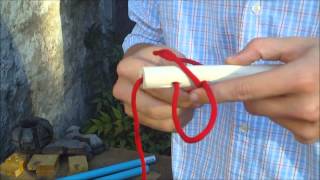 How to make Nunchucks foam nunchaku with a dowel [upl. by Elletsyrk]