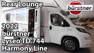 Bürstner Lyseo TD 744 Harmony Line 2022 Motorhome 749 m [upl. by Eatnuahs]