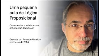 Aula de lógica proposicional [upl. by Selim]