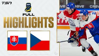 Slovakia vs Czechia FULL HIGHLIGHTS  2024 World Junior Championship [upl. by Ramona]