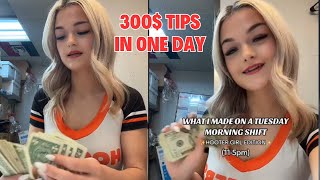 Tipping Culture Debate Ignites as Hooters Waitress Goes Viral on TikTok for Impressive Tip Earnings [upl. by Godfree325]