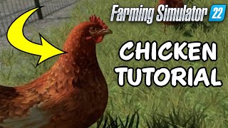 A COMPLETE GUIDE TO CHICKENS 🐔  Farming Simulator 22 [upl. by Anaitak742]