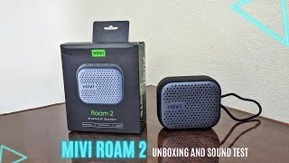 Mivi Roam 2 unboxing and sound test  mivi roam 2 bass test [upl. by Wight]