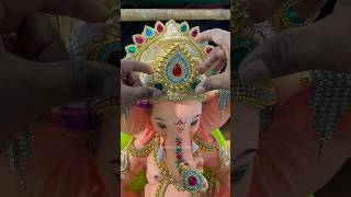 Diamond work in 1 minute  Ganpati diamond Work bappa viral shorts ganpati [upl. by Barbaraanne]