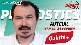 Pronostic Quinté et des courses PMU du Samedi 24 février 2024  En partenariat avec GenybetTurf [upl. by Ramunni]