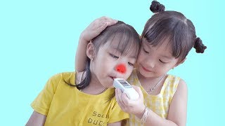 Sick Song  Nursery Rhymes amp Kids Songs  Kinderlieder  Mimi and Pu [upl. by Aylmar]