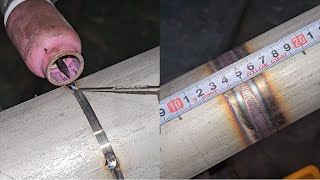 The Secret of NoGap Pipe Welding Shrinkage That Most TIG Welders Dont Know [upl. by Zelig]