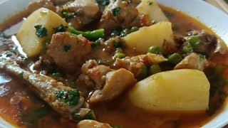 chicken Aloo mater ka different and unique salan [upl. by Pucida577]