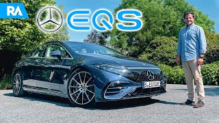 O carro mais avançado do mundo PRIMEIRO TESTE Mercedes EQS 2022 [upl. by Hayidah]