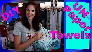 DIY Unpaper Towels [upl. by Norre859]