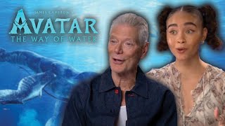 Avatar Way Of Waters Stephen Lang Bailey Bass and more break down their new characters [upl. by Etteve205]