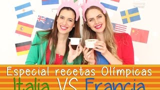 OLIMPIADAS COMIDAS QUE COMI  ITALIA VS FRANCIA [upl. by Auj811]