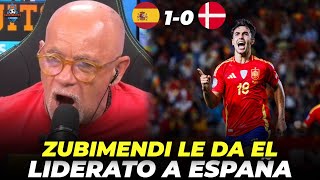 🏆ZUBIMENDI le da el LIDERATO a ESPAÑA  España 10 Dinamarca [upl. by Eseerehc]