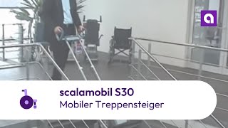 scalamobil S30 IQ  Mobiler Treppensteiger für Rollstühle [upl. by Judy495]