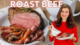 Easy Roast Beef Recipe with Beef Gravy [upl. by Alym]