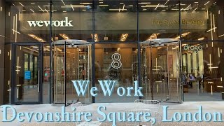 We Work Devonshire Square office tour London UK [upl. by Barcot]