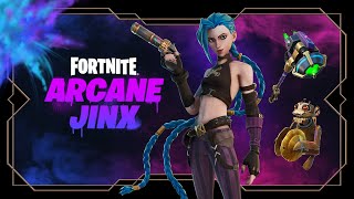 Arcane Jinx of League of Legends to Wreak Havoc in Fortnite [upl. by Lakim]