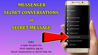 Paano mag SECRET CONVERSATIONS sa Messenger [upl. by Schnorr435]