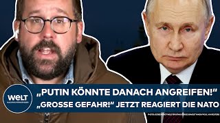 UKRAINEKRIEG quotPutin könnte danach Länder im NATOGebiet angreifenquot Jetzt reagiert das Bündnis [upl. by Riedel780]