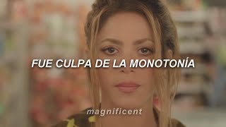 Shakira Ozuna  Monotonía LetraLyrics Fue culpa de la monotonía [upl. by Tammy]