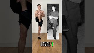 Bruce Lee skills from level 1 to 10 🐉 flexibility mobility training workout gym exercise wtf [upl. by Law]