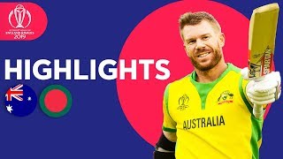 700 Runs In High Scorer  Australia vs Bangladesh  ICC Cricket World Cup 2019  Match Highlights [upl. by Dreddy]