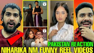 Niharika Nm Funny Reel Videos  Pakistan Reaction  Hashmi Reaction [upl. by Menendez728]