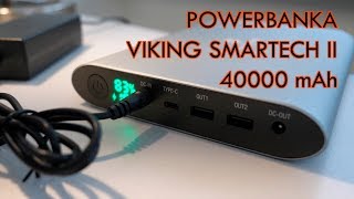 TECH POWERBANKA VIKING SMARTECH II 40000mAh [upl. by Kurt595]