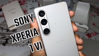 Sony Xperia 1 VI Platinum Silver🫠  Unboxing amp my experience so far [upl. by Azilef]