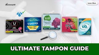 Best Tampons for First Time and Heavy Periods tampons [upl. by Denoting]