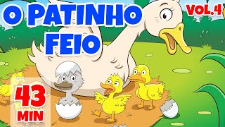 O Patinho Feio História Completa Vol 4  Giramille 43 min  Desenho Animado Musical [upl. by Biamonte]