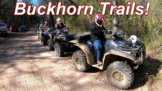 Exploring Ozark Forest Buckhorn trails ATV adventure Yamaha Polaris Canam [upl. by Analak]