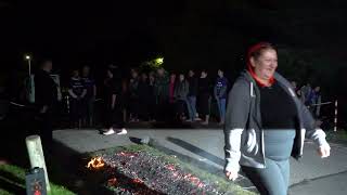 World Mental Health Day Firewalk at Anglia Ruskin University Writtle Campus [upl. by Longwood]