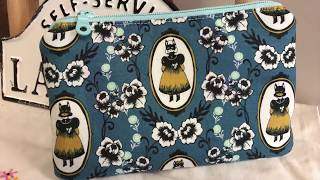 DIY Zippered Pouch with 2 Purse Zipper Applications [upl. by Jeanie]