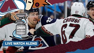 DNVR Avalanche Watchalong  Arizona Coyotes at Colorado Avalanche [upl. by Ellenad]