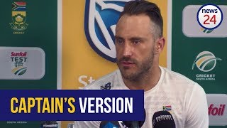 WATCH Faf describes his version of events during WarnerDe Kock altercation [upl. by Dallon570]