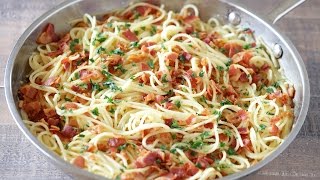 Eggless Spaghetti Carbonara [upl. by Hehre359]