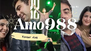 Amo988 Konser Vlogu Müzik ve Tutku Dolu Bir Gece [upl. by Jory]